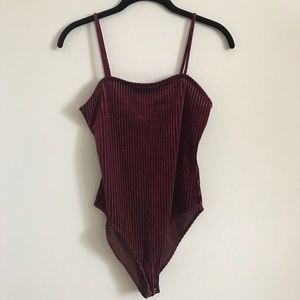 Velvet Stripe Bodysuit